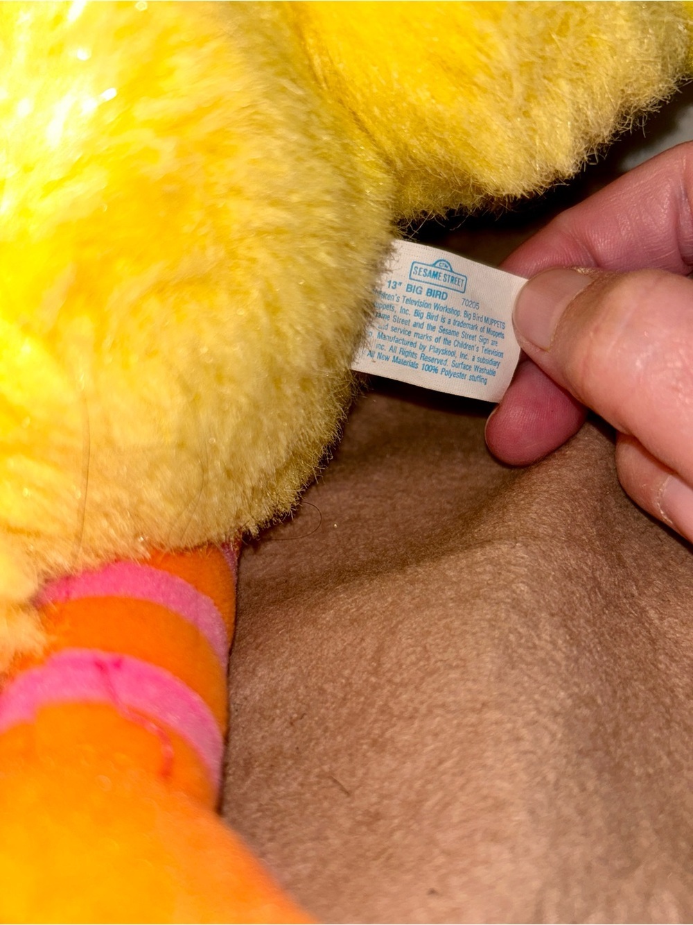 1986 Playskool Big Bird plush Vintage Collectible - Picture 5 of 5